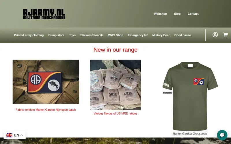 RJ Army Merchandise
