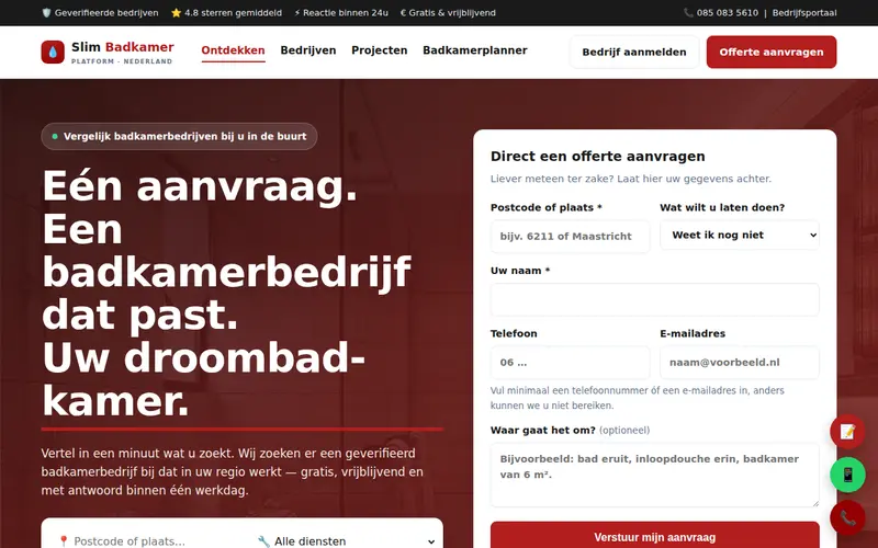 Website Slim Badkamer — Badkamer