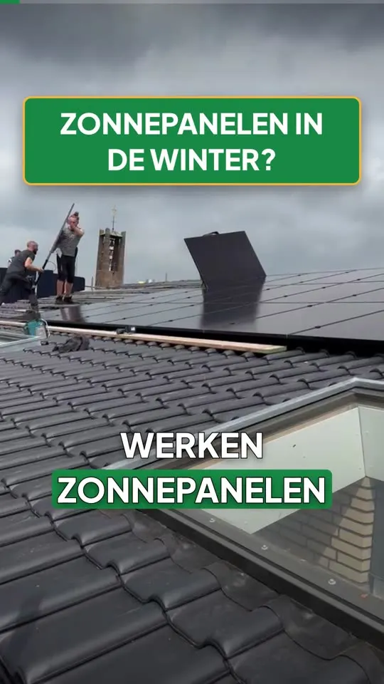 Reel: Zonnepanelen in de winter
