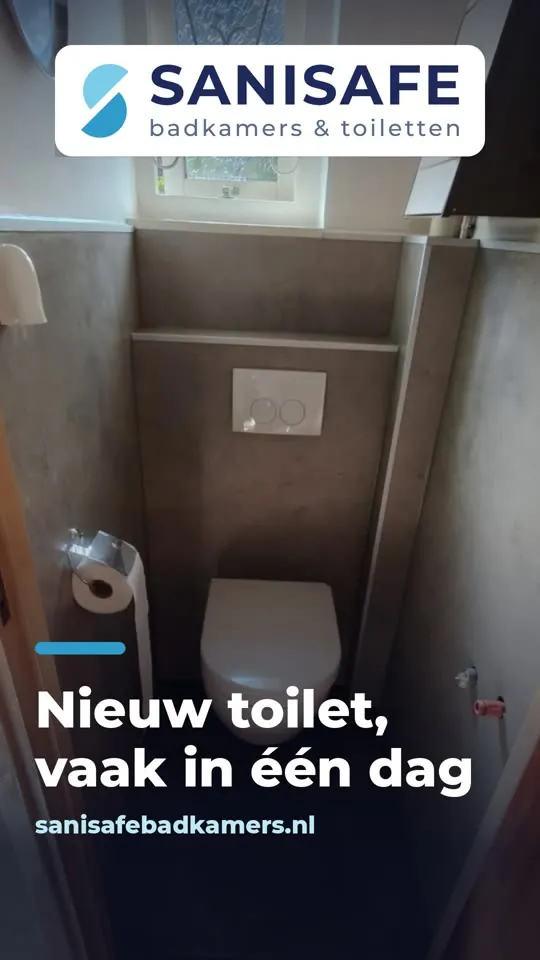 Reel: Nieuw toilet, vaak in één dag
